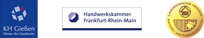 Mitgliedschaften von uns: bei der Handwerkskammer in Gießen, der Handwerkskammer Frankfurt-Rhein-Main und der Landesinnung Hessen